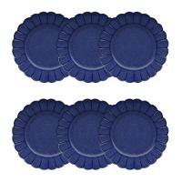 Jogo de 6 Pratos Sobremesa 22cm Oxford Flora Amor-Perfeito - 2