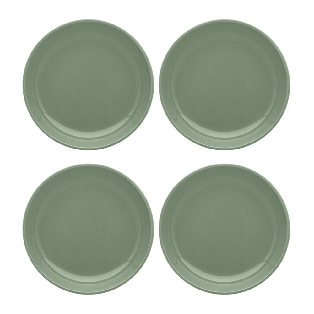 Jogo de 4 Pratos Fundos 20,5 Cm Oxford Flat Matcha - 1