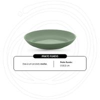 Jogo de 4 Pratos Fundos 20,5 Cm Oxford Flat Matcha - 2