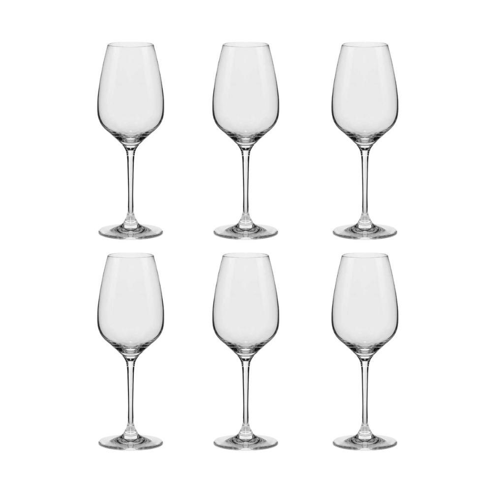 Jogo de 6 Taças De Cristal 340 Ml Slim Oxford Classic - 1