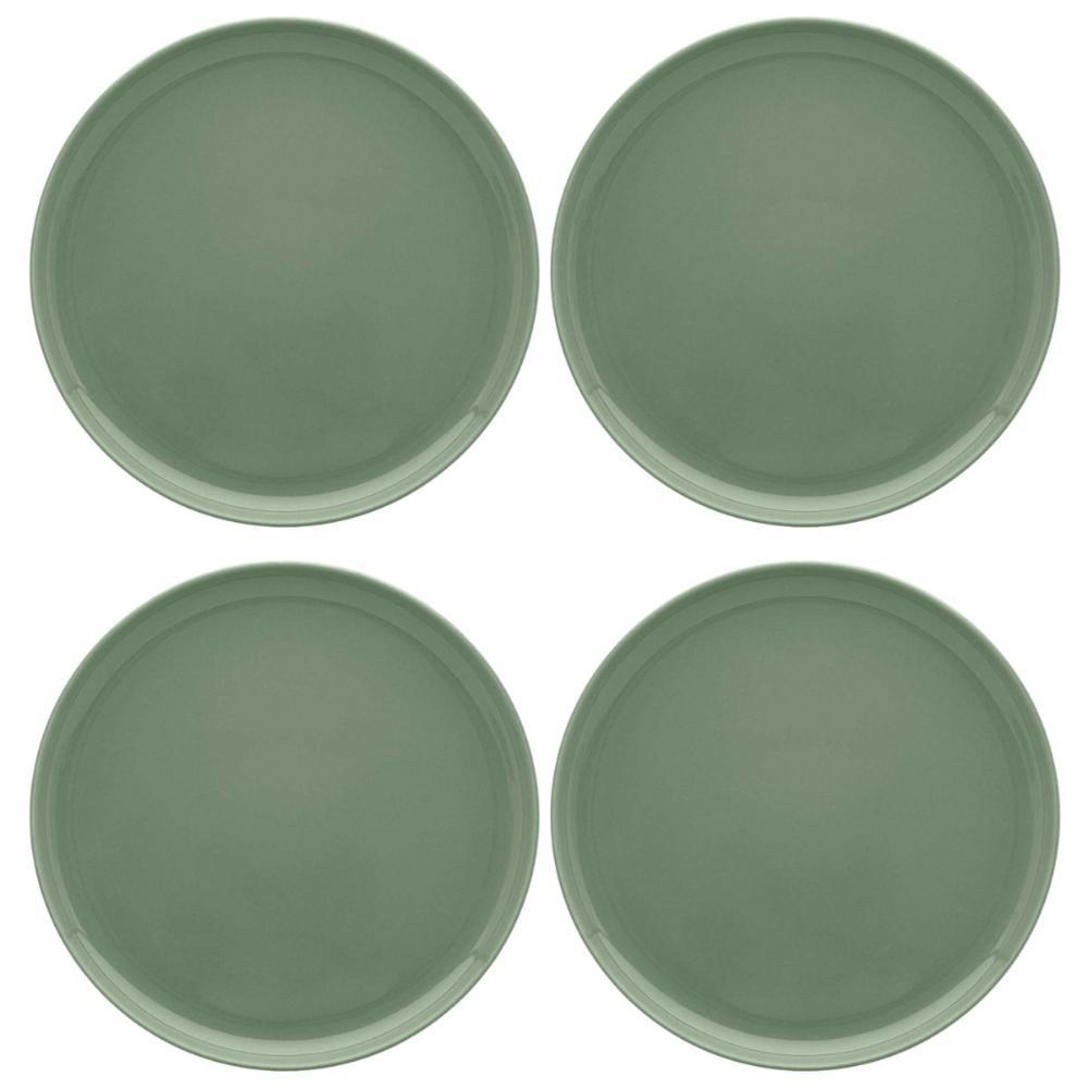 Jogo de 4 Pratos Rasos 26 Cm Oxford Flat Matcha - 1