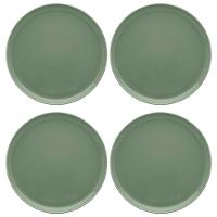 Jogo de 4 Pratos Rasos 26 Cm Oxford Flat Matcha - 1