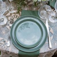 Jogo de 4 Pratos Rasos 26 Cm Oxford Flat Matcha - 5