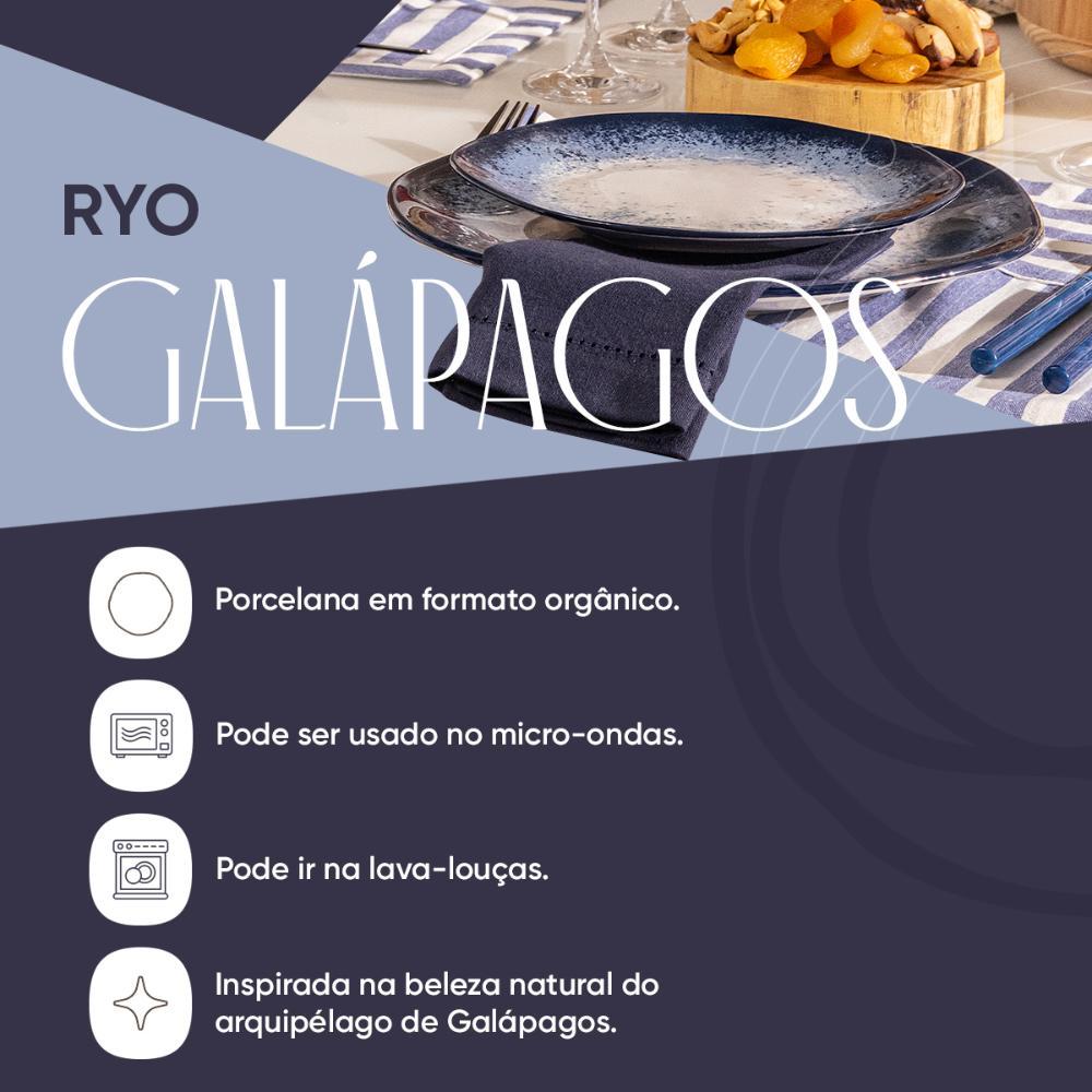Jogo de 6 Pratos Fundos 22,5cm Oxford Ryo Galápagos - 2