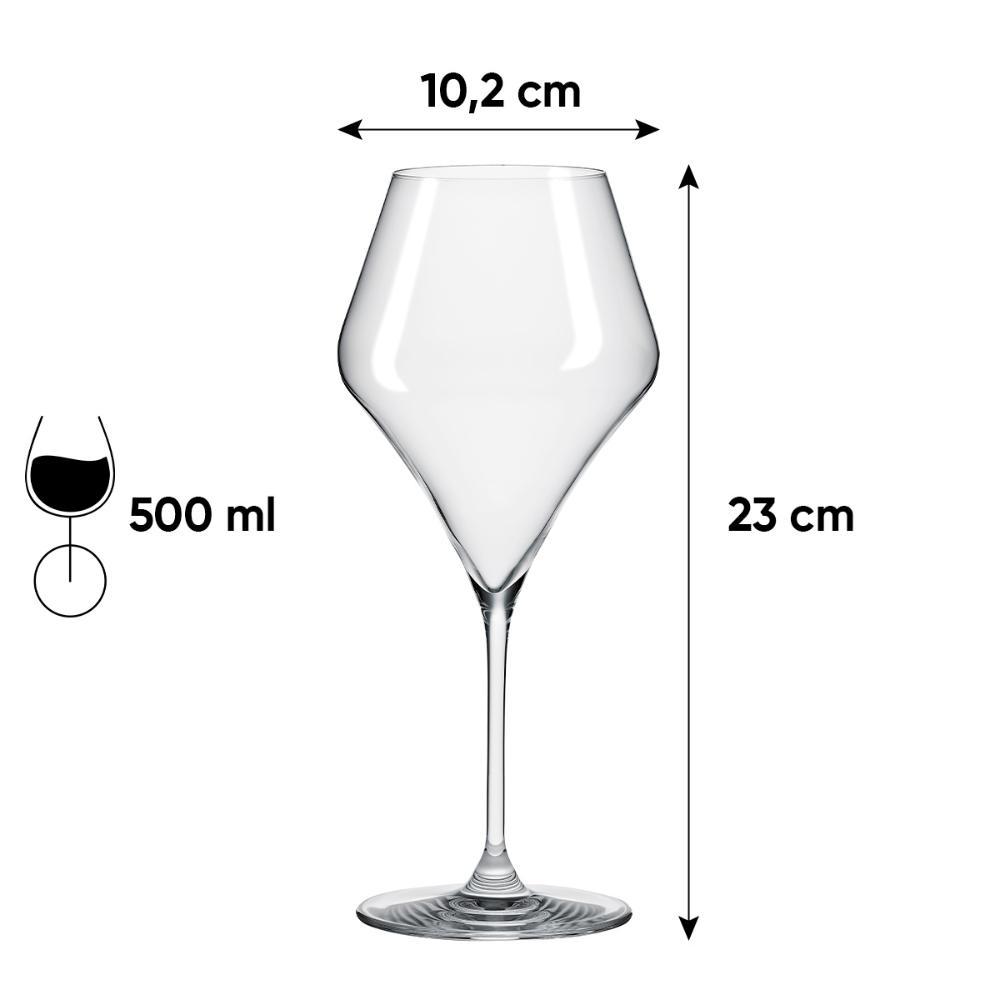 Jogo de 6 Taças de Cristal Para Coquetel 500 Ml Classic - 5