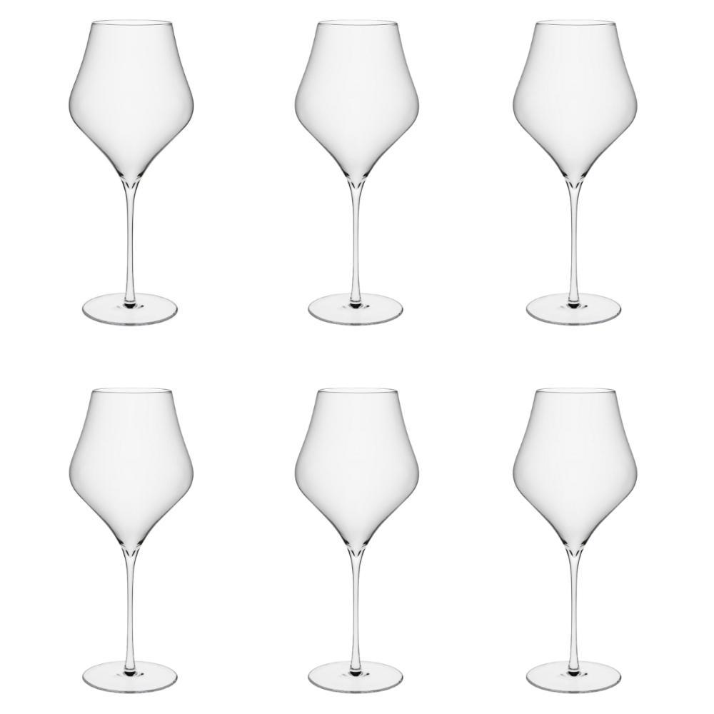 Jogo de 6 Taças de Cristal Bordeaux 820ml Classic Dandy - 1