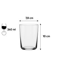 Jogo de 6 Copos de Cristal para Suco 340ml Ginga Classic - 5