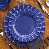 Jogo de 6 Pratos Rasos 27,5cm Oxford Flora Amor-Perfeito