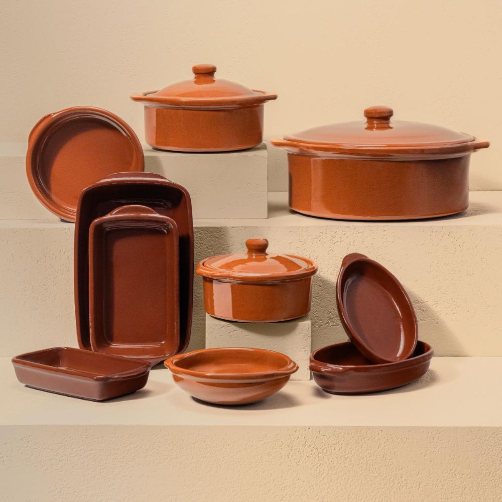 Caçarola para Feijoada em Cerâmica 19,5 cm 1,150 L com tampa - 5