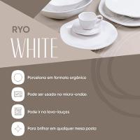 Aparelho de Jantar E Chá 20 Pçs Oxford Ryo White - 2