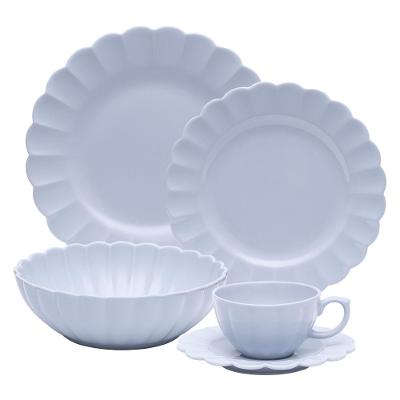 Aparelho de Jantar e Chá 30 Peças Oxford Flora Aster