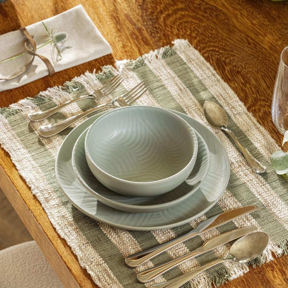 Jogo de 6 Pratos Rasos 26cm Oxford Flat Oásis - 4