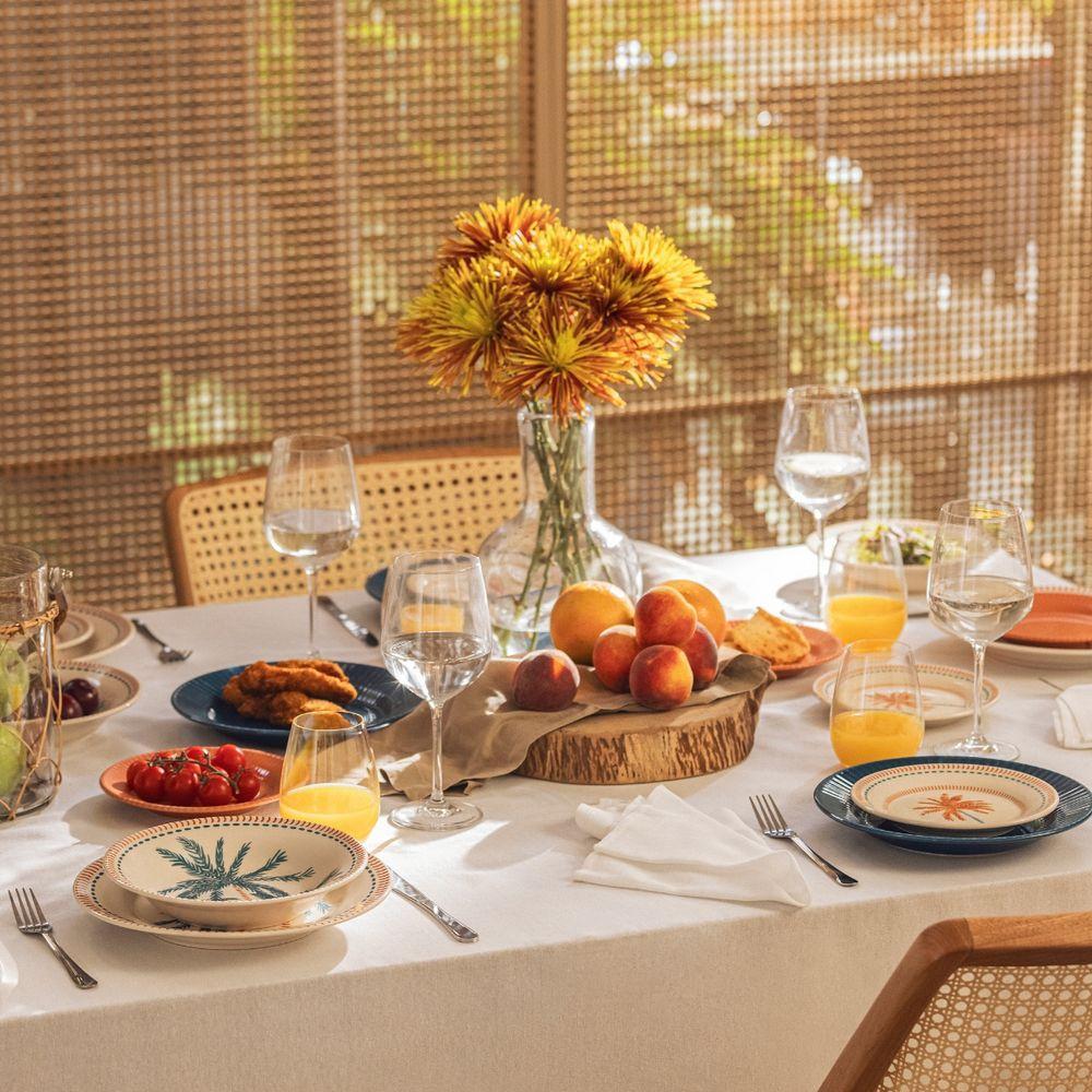 Jogo de 4 Pratos Fundos 21,5 cm Donna Caribe - 4