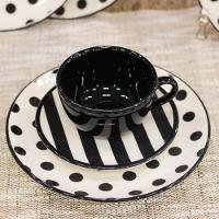 Jogo Lanche/Chá 18 peças Oxford Unni Stripes and Dots