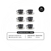 Jogo Lanche/Chá 18 peças Oxford Unni Stripes and Dots - 8