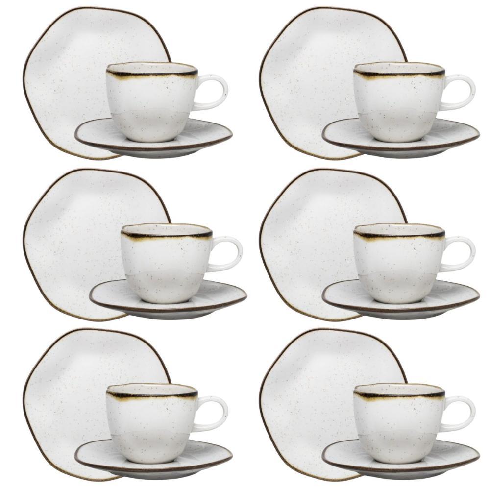 Jogo Lanche/Chá 18 peças Oxford Ryo Maresia - 1