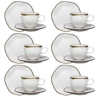 Jogo Lanche/Chá 18 peças Oxford Ryo Maresia - 1