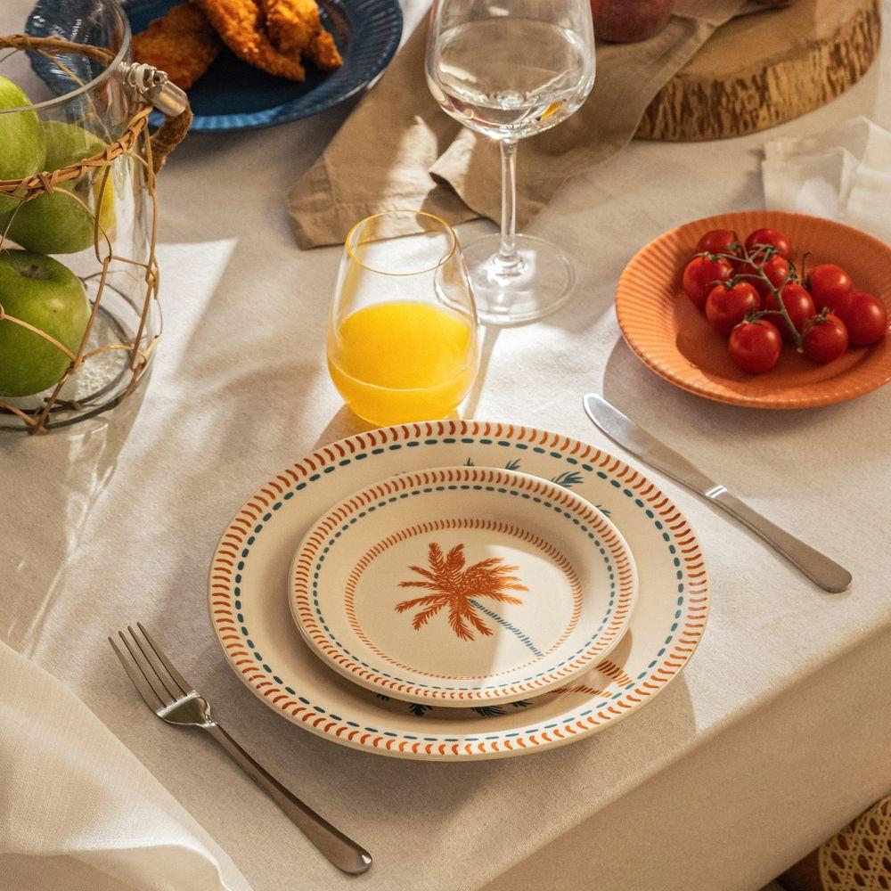 Jogo de 4 Pratos Sobremesa 18 cm Donna Caribe - 3