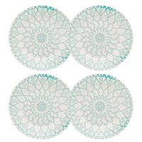 Jogo de 4 Pratos Rasos 24 Cm Donna Mandala - 1