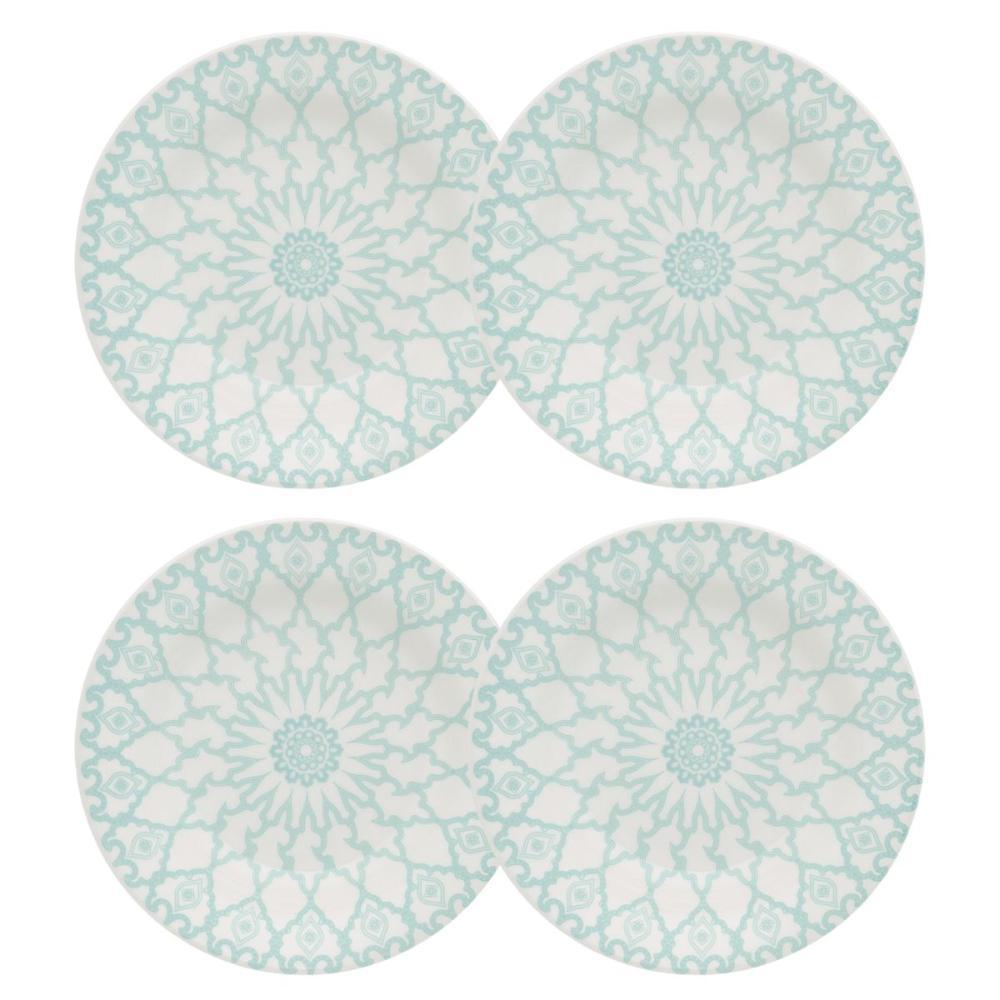 Jogo de 4 Pratos Fundos 21,5 Cm Donna Mandala - 1