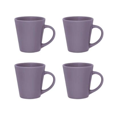 Jogo de 4 canecas Drop 250 ml Biona Roxo