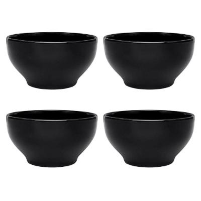 Jogo de 4 tigelas Cereal 600 ml Biona Preto