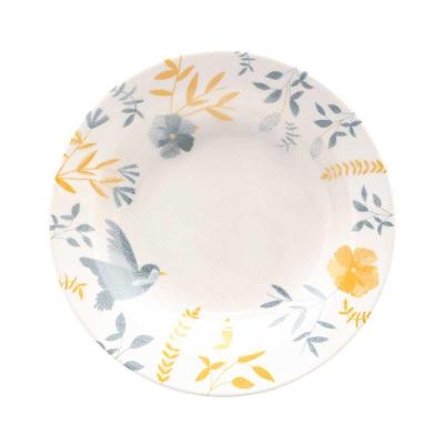 Jogo de 4 Pratos Fundos 21,5 Cm Donna Bem-te-vi
