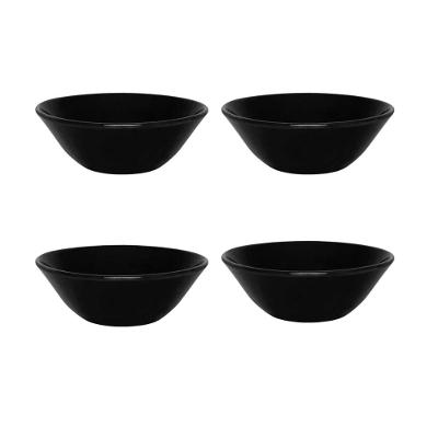 Jogo de 4 tigelas Conic 500 ml Biona Preto