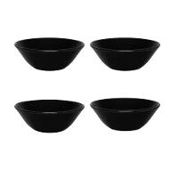 Jogo de 4 tigelas Conic 500 ml Biona Preto - 1