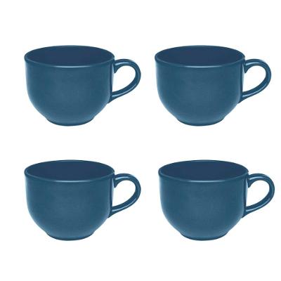 Jogo de 4 canecas Jumbo 740 ml Biona Azul