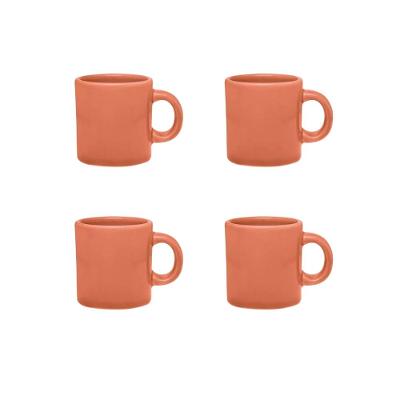 Jogo de 4 canecas AZ4 100 ml Biona Salmão