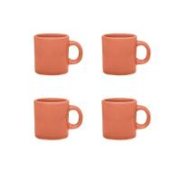 Jogo de 4 canecas AZ4 100 ml Biona Salmão - 1