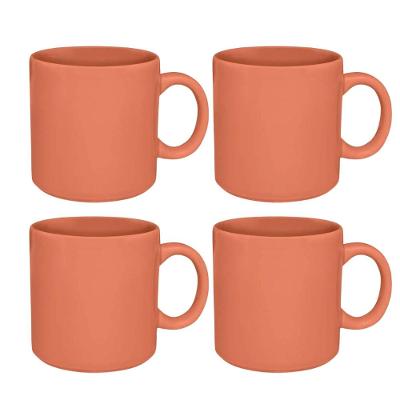 Jogo de 4 canecas AZ12 330 ml Biona Salmão