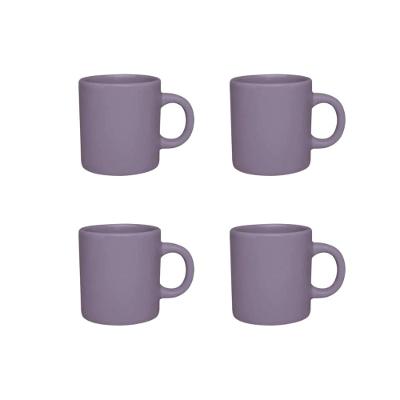 Jogo de 4 canecas AZ4 100 ml Biona Roxo