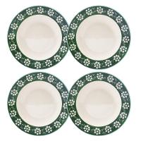 Jogo de 4 Pratos Fundos 21,5 Cm Donna Bosque - 1