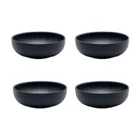 Jogo de 4 tigelas 600ml Oxford Flat Ônix - 1