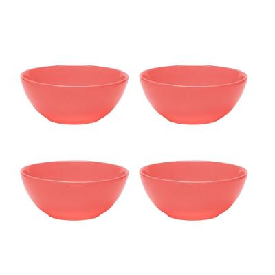 Jogo de 4 Tigelas 600ml Oxford Vermelho Cereja