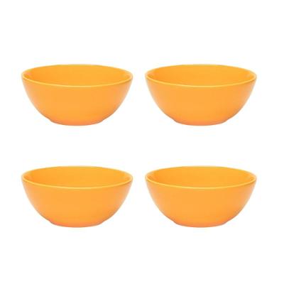 Jogo de 4 Tigelas 600ml Oxford Laranja