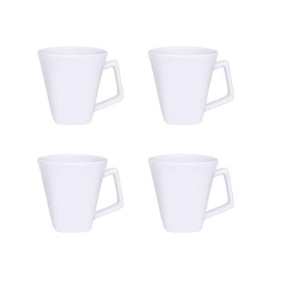 Jogo de 4 canecas Mini Quartier 220 ml Oxford Branco