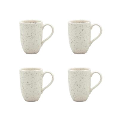 Jogo de 4 canecas 350ml Oxford Flat Chuvisco