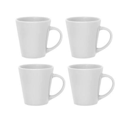 Jogo de 4 canecas Drop 250 ml Biona Branco