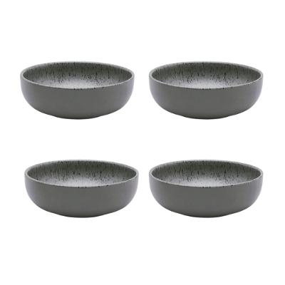 Jogo de 4 tigelas 600ml Oxford Flat Gray