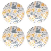 Jogo de 4 Pratos Rasos 24 Cm Donna Bem-te-vi - 1