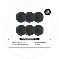 Jogo de 6 Pratos Sobremesa 21,5cm Oxford Ryo Volcano - 2