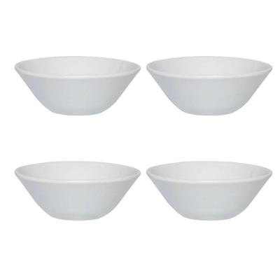Jogo de 4 tigelas Conic 500 ml Biona Branco