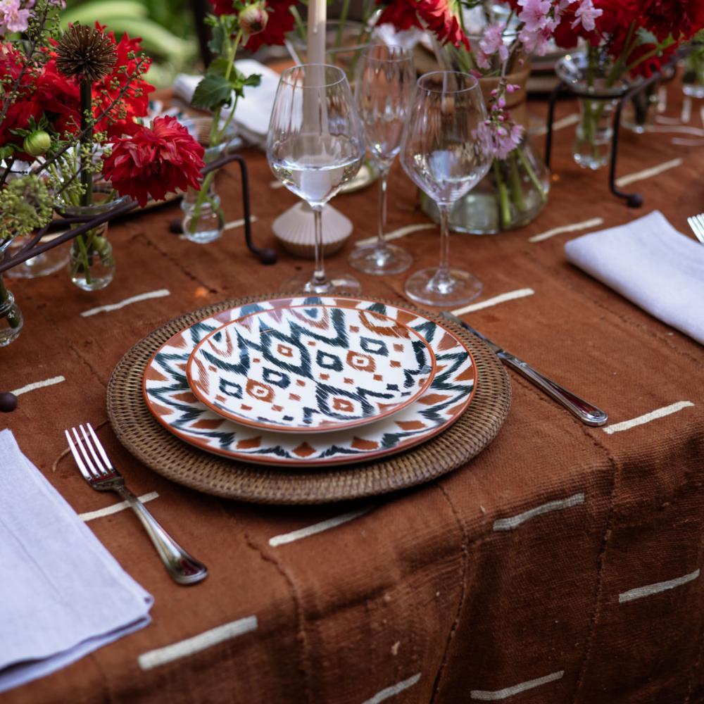 Jogo de 6 Pratos de Sobremesa 20 cm Oxford Unni Boho - 5
