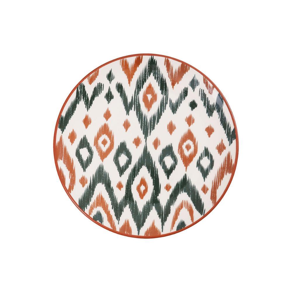 Jogo de 6 Pratos de Sobremesa 20 cm Oxford Unni Boho - 2