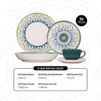 Aparelho de Jantar 30 peças Oxford Flat Nisa - 6