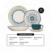 Aparelho de Jantar 20 peças Oxford Flat Nisa - 6