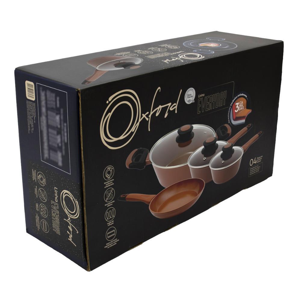 Jogo de Panelas Antiaderentes Indução 5 peças Everyday Mocha - 9